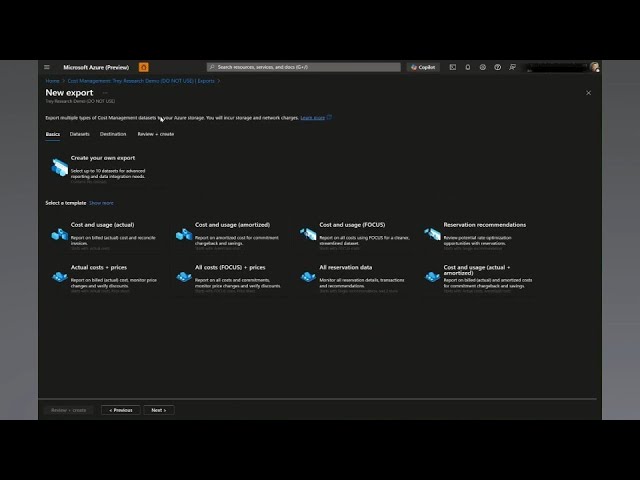 Microsoft Cost Management – Exporting your Cost Data with Scheduled Exports