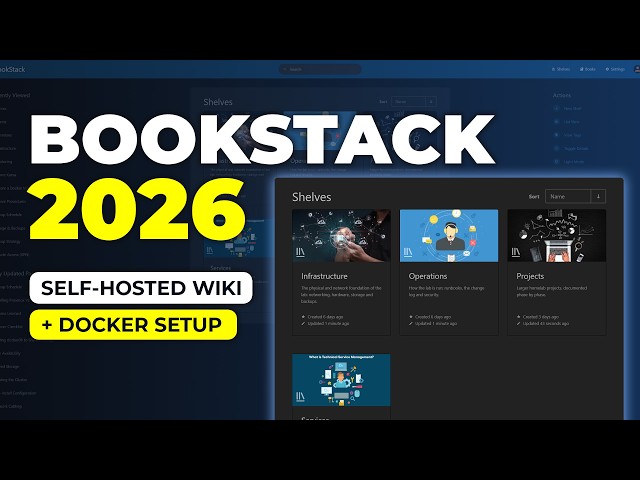 BookStack: Self-Hosted Documentation Made Simple