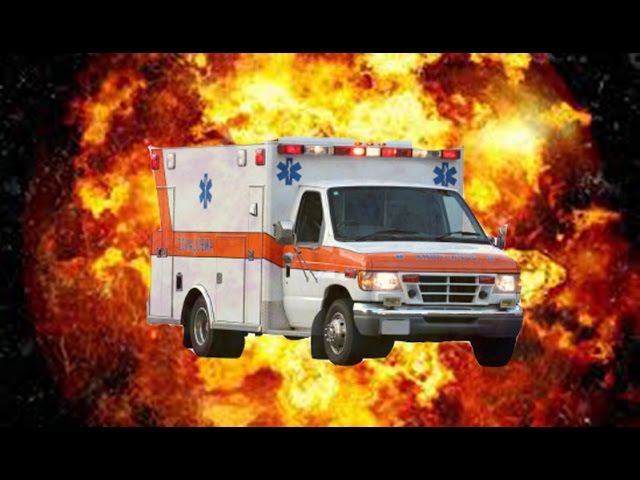 EXPLODINDO AMBULANCIA EM SUPER SLOW