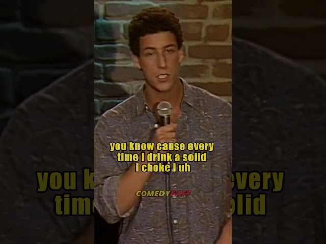 Adam Sandler hasn't been feeling well lately... (1989)