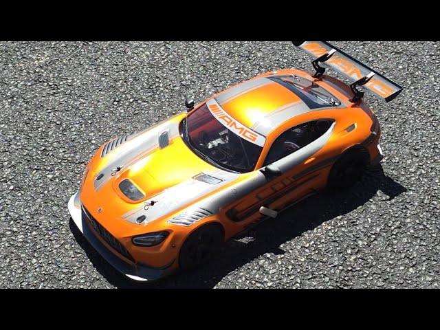 📢 Kyosho inferno Gt2 Mercedes-AMG GT3 speed test with gps 🚀 