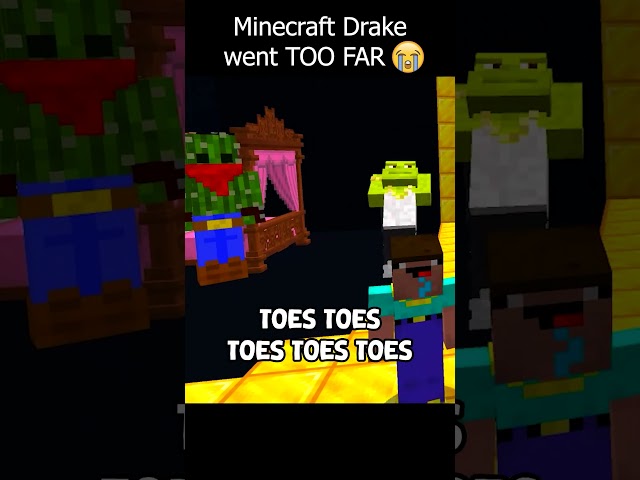 Minecraft Drake went TOO FAR 😭