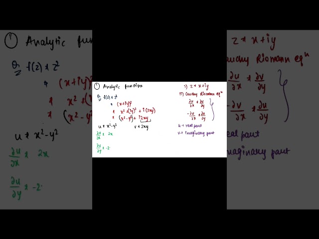 analytic function |applied mathematics 2 unit 1 #exampreparation #education #btech #maths #testpaper