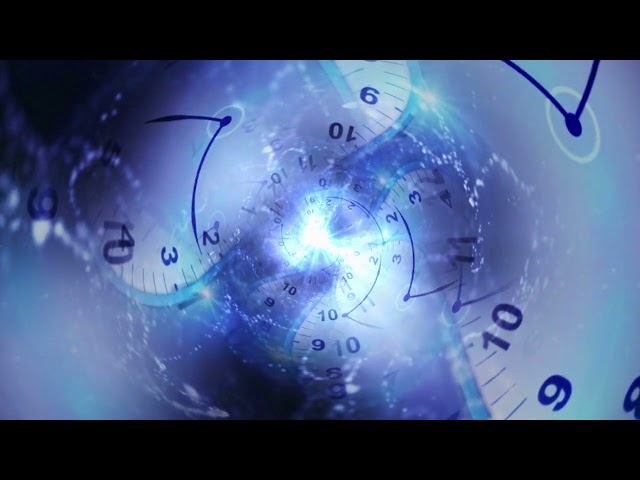 Clocks tunnel animation time travel