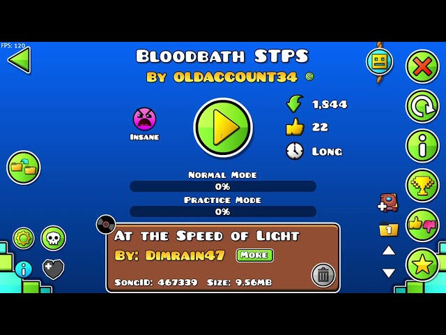 Practicing Bloodbath 7%