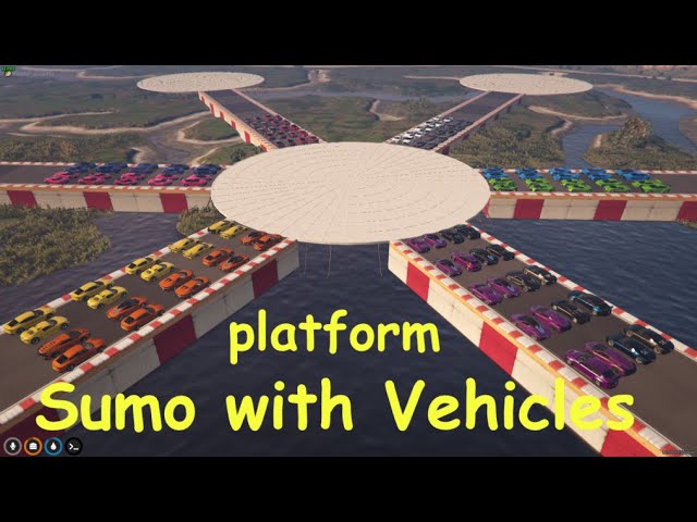 Sumo with Vehicles, Platform mode, Fivem Script, esx, qb-core