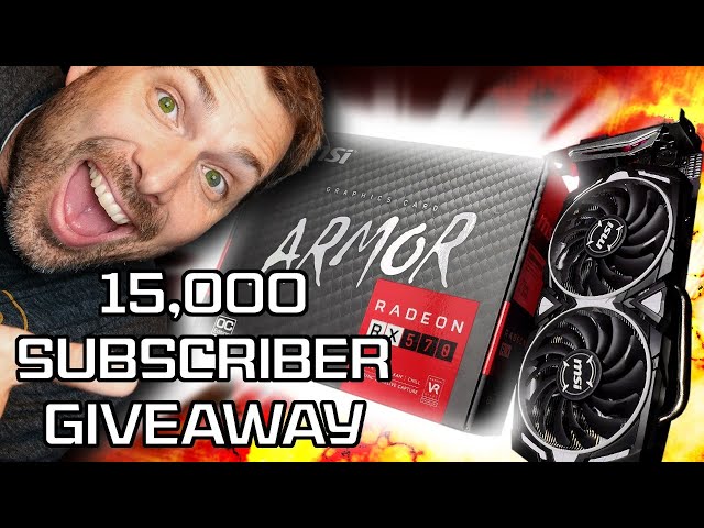 15,000 Subscriber Giveaway Live Stream