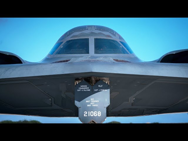 Sophisticated B-2 Spirit Stealth Aircraft • Flight Operations