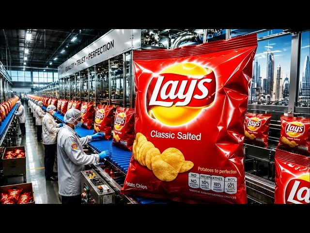 How Millions of Lay's Chips Are Produced Every Day | Inside a Mega Processing Plant