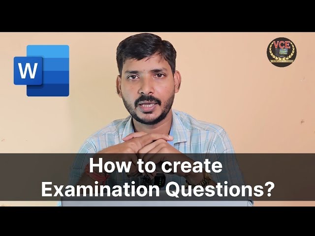 MS Word me School ka exam question banana sikhen | MS Word how to create school examination question