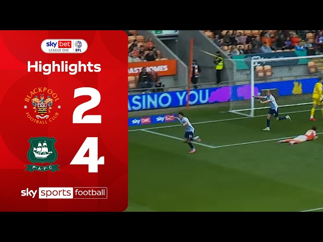 Three wins in a row for Plymouth | Blackpool 2-4 Plymouth | EFL Highlights