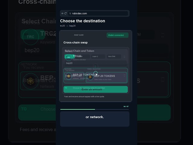 how to swap trc20 to bep20