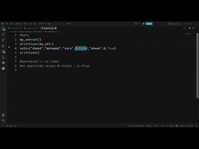Intro to Sets