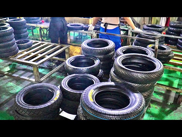 Tire manufacturing giant: Chinese factory produces 40,000 motorcycle/tricycle rubber tires per day
