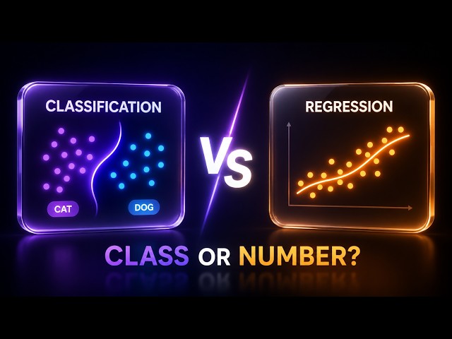 Classification vs Regression in 5 Minutes (No Confusing Math)