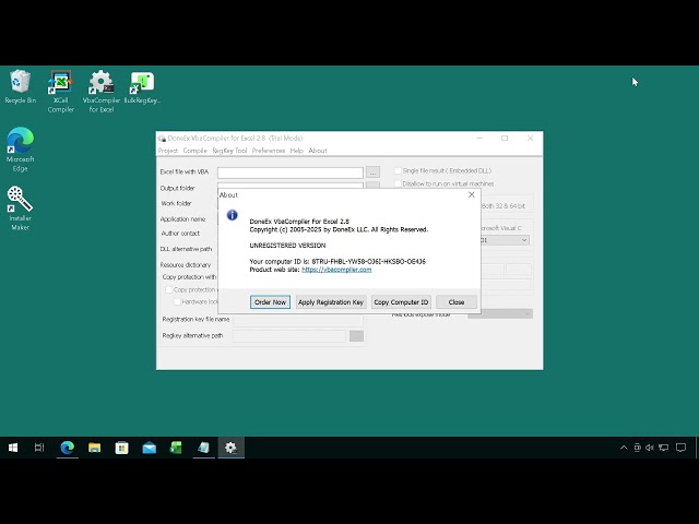 How to activate VBA Compiler for Excel