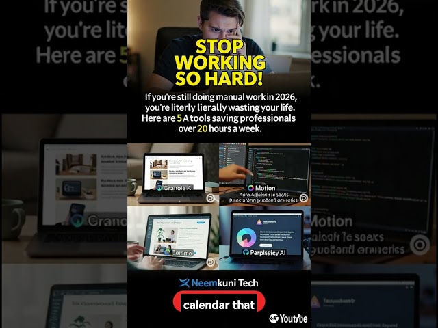 3 AI Tools Saving 20+ Hours a Week! 🤯 #shortsvideo