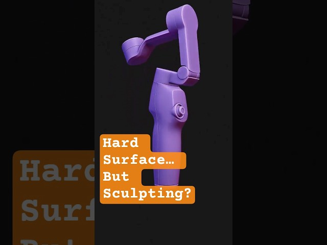 Why I Used Sculpting for a Hard Surface Product | Blender Tip #blender #blender3d #3dsculpting