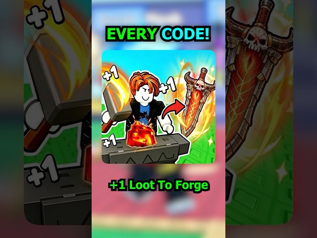 EVERY CODE In +1 Loot To Forge!