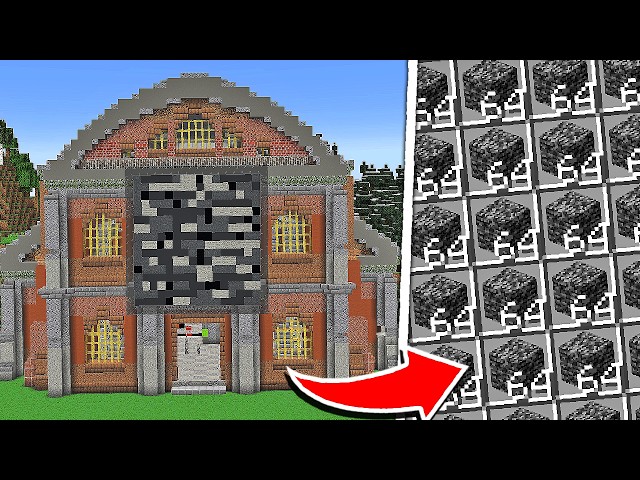 I Built a BEDROCK FARM in Minecraft Hardcore