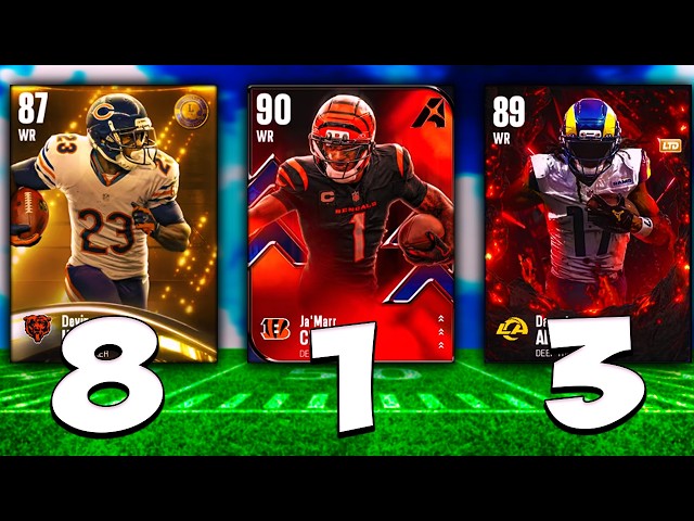 The Top 10 Wide Receivers in Madden 27!