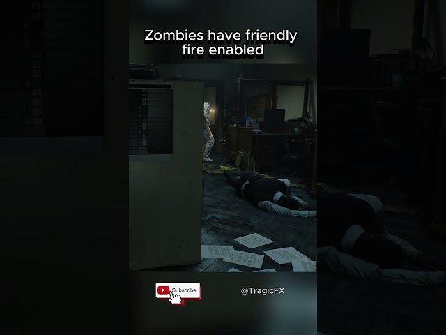Zombies have friendly fire enabled (Resident Evil Requiem)