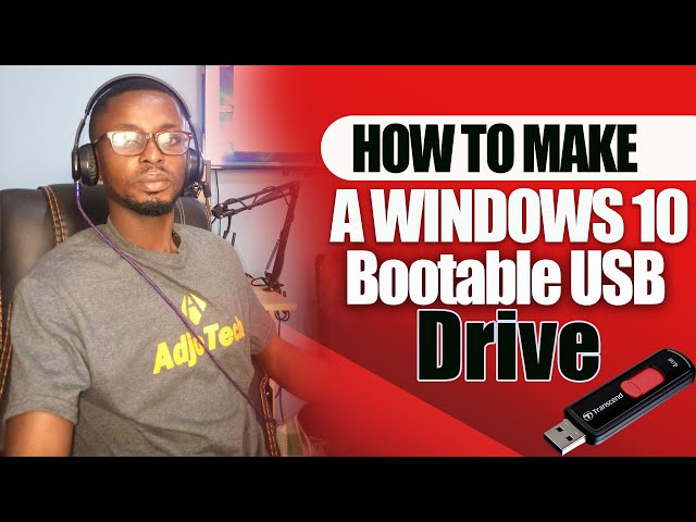 How to make a windows 10 bootable USB pen drive