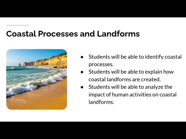 Coastal Processes & Landforms Explained
