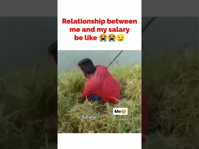 My relationship with my salary be like 😭😭🙄#salary #money #corporatememes #officememes