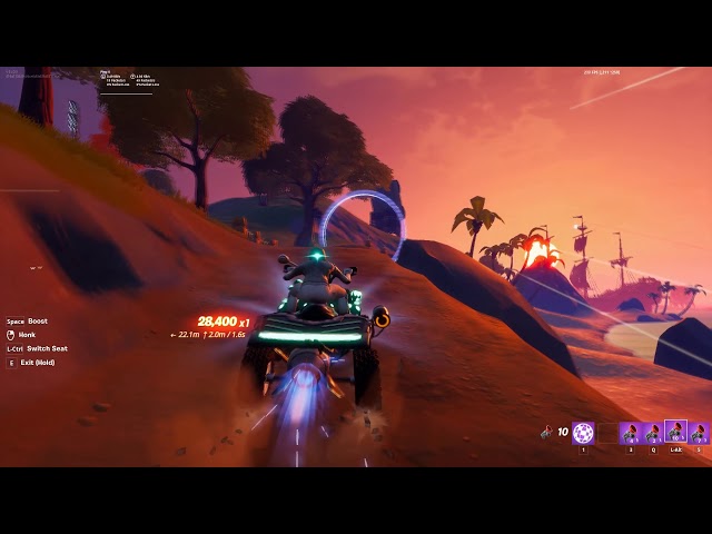 [World Record] Fortnite Party Royale - Quadcrasher Motocross - 01:46