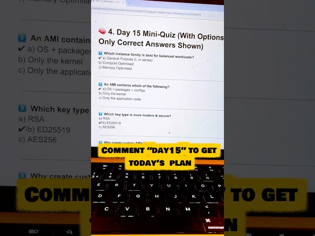 🚨15/60-Comment “day15” to get today’s plan🚀👩‍💻#shorts#tamil#uk#career#tips#job#tech#learn#ai#aws