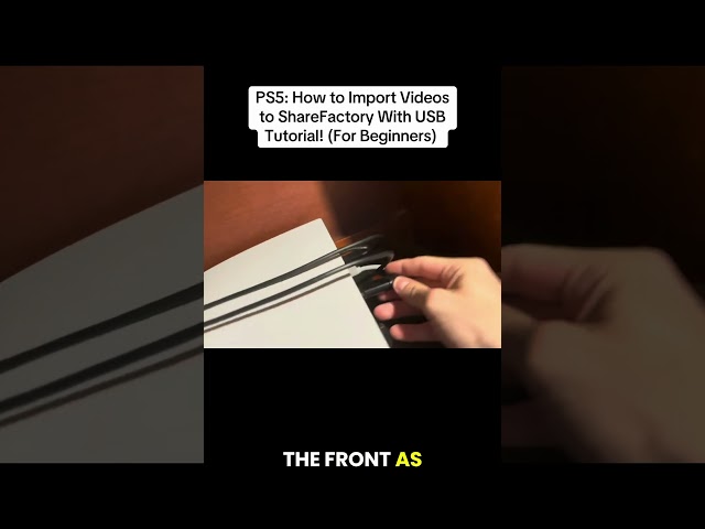 PS5: How to Import Videos to ShareFactory With USB Tutorial! (For Beginners)