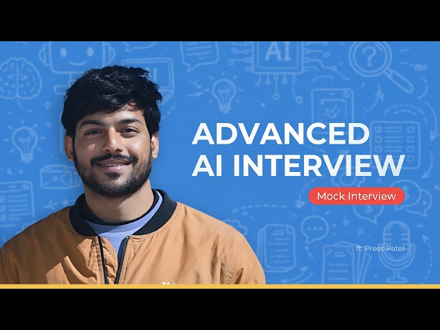 Inside a Real AI Engineer Interview (Mock Interview + Evaluation)