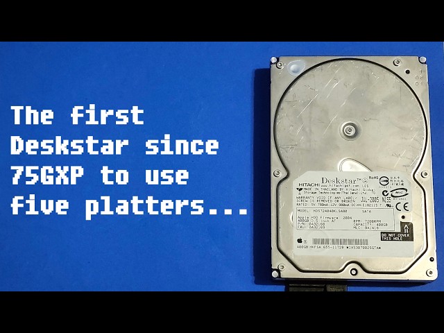 HDD Sounds: Hitachi Deskstar HDS724040KLSA80