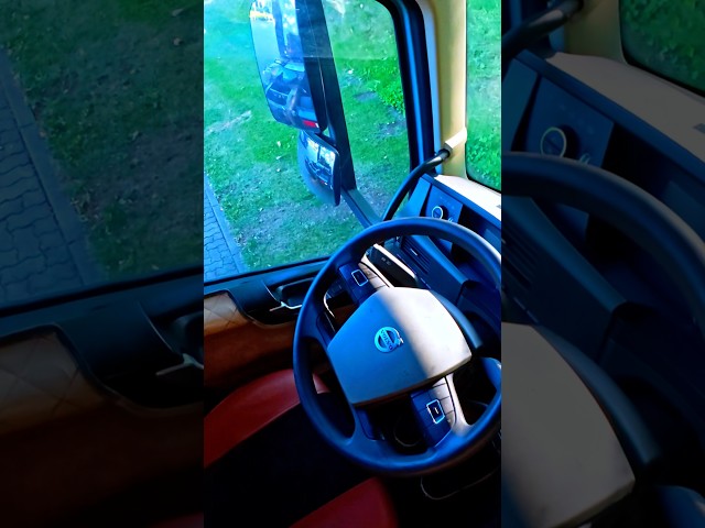 Once again I'm driving a truck on the roads in Denmark and I have a tank with dangerous goods POV