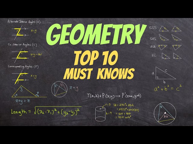 All of GEOMETRY in 40 minutes! (ultimate study guide)