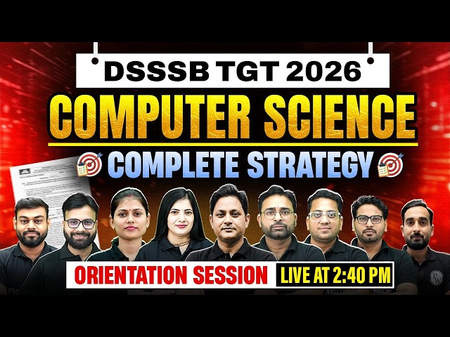 DSSSB TGT 2026 | DSSSB TGT Computer Science Complete Strategy | DSSSB TGT Strategy 2026