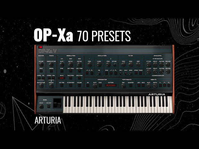 Arturia OP-XA V - 70 Presets