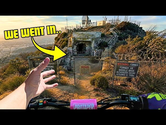 Riding to an ABANDONED MISSILE SITE above Los Angeles (E-Bike POV)