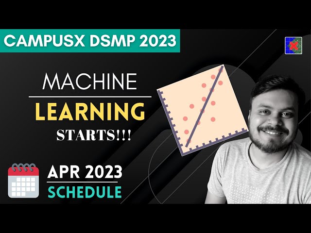 April Schedule | CampusX Data Science Mentorship Program 2023