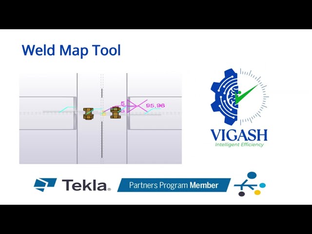 WeldMap Tool for Tekla Structures | Automate Weld Mapping & Documentation!