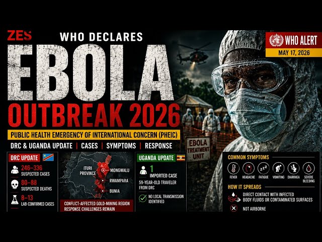WHO Declares Ebola Global Health Emergency? | Ebola Outbreak 2026 Explained | DRC & Uganda Update