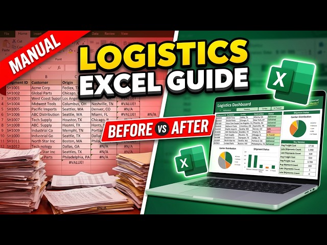 The Ultimate Excel Guide for Logistics & Freight Forwarding PART 1