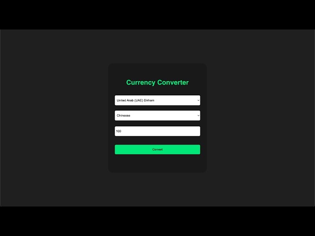 I Built a Currency Converter in 30 Minutes Using SIMPLE HTML Tricks
