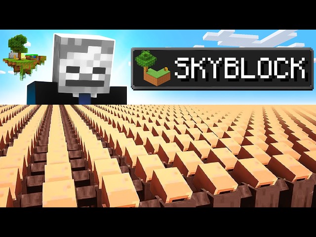 I Trapped 1,000,000 Villagers On SKYBLOCK