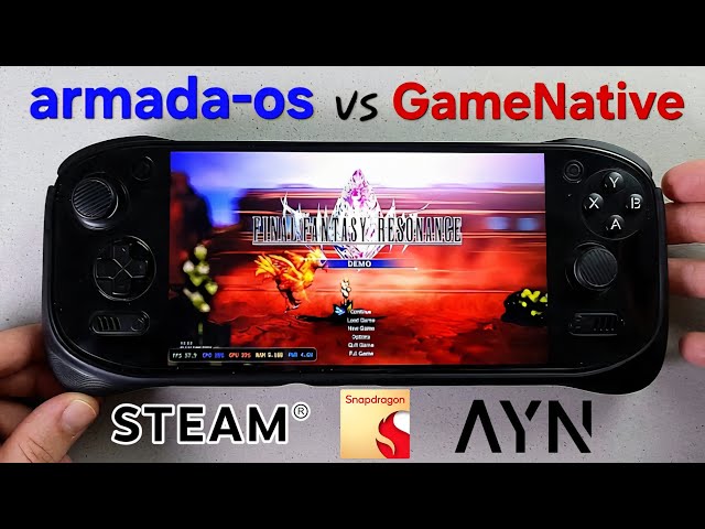 ARM "Steam Deck"? armada-os vs GameNative feat. Odin 3 + CyberPunk 2077, God Of War, Dark Souls 3...