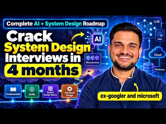Complete AI + System Design Roadmap for SWE Interviews 2026