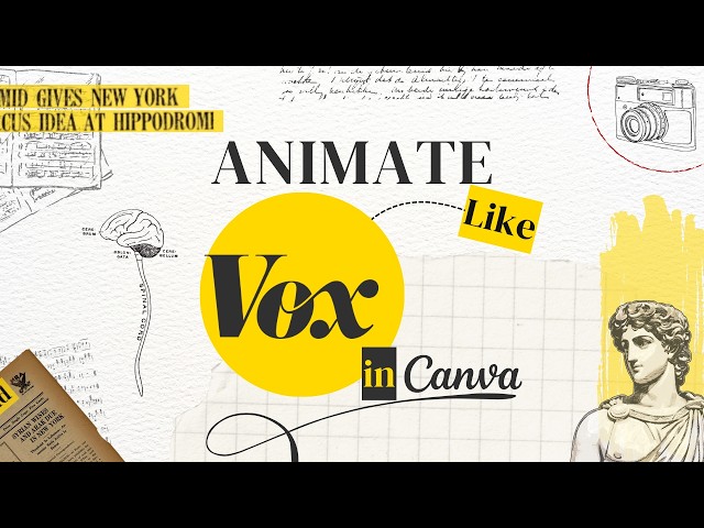 Create a VOX style Documentary in Canva