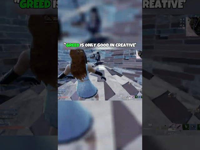 "GREED IS ONLY GOOD IN CREATIVE"
