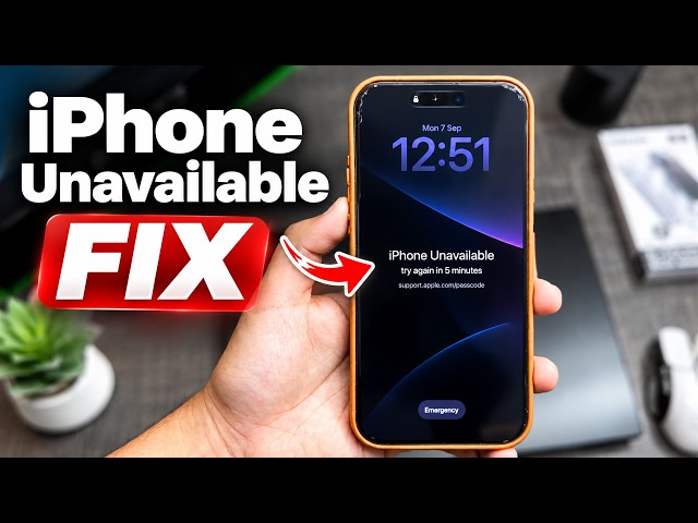 Factory Reset & Unlock iPhone Without Passcode | iPhone Unavailable Fix | Bypass Lock Screen (2026)